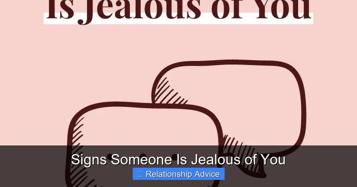 Signs Someone Is Jealous of You