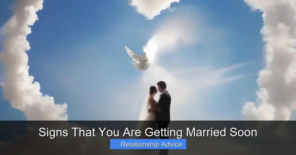 Signs That You Are Getting Married Soon