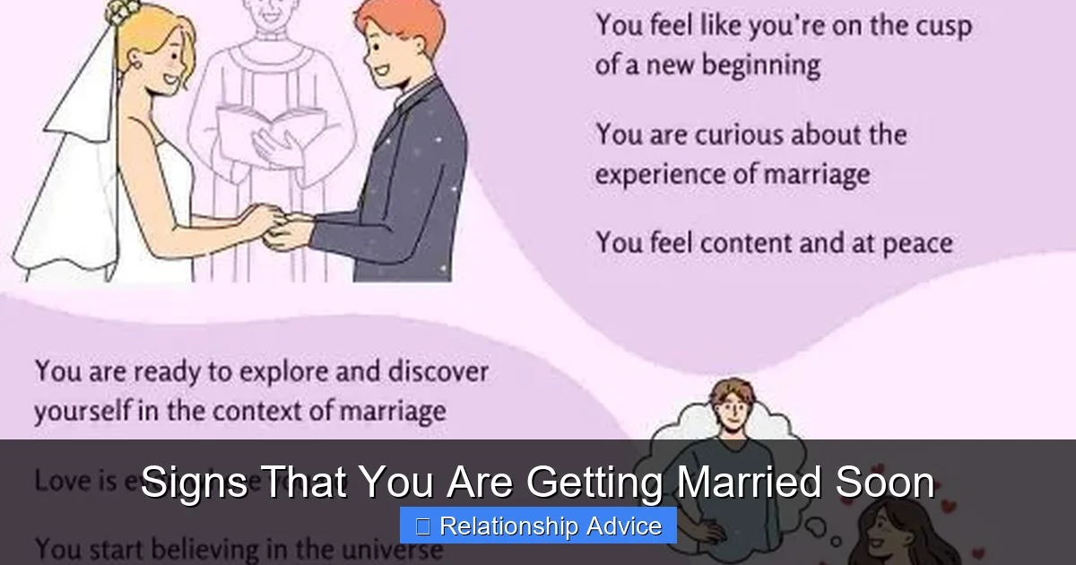 Signs That You Are Getting Married Soon