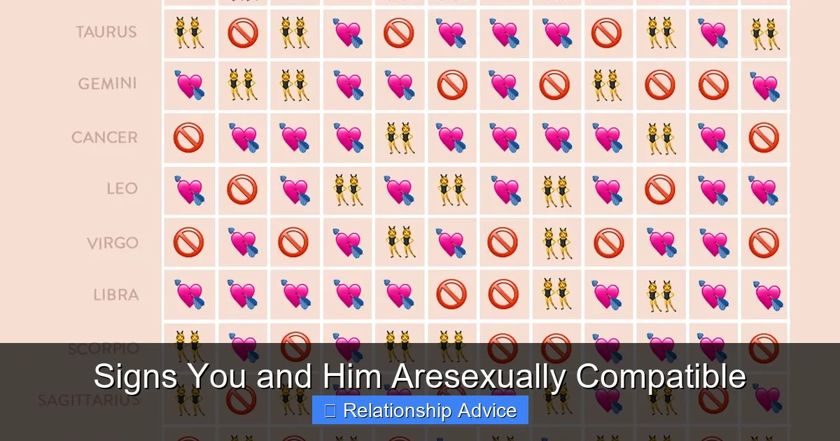 Signs You and Him Aresexually Compatible