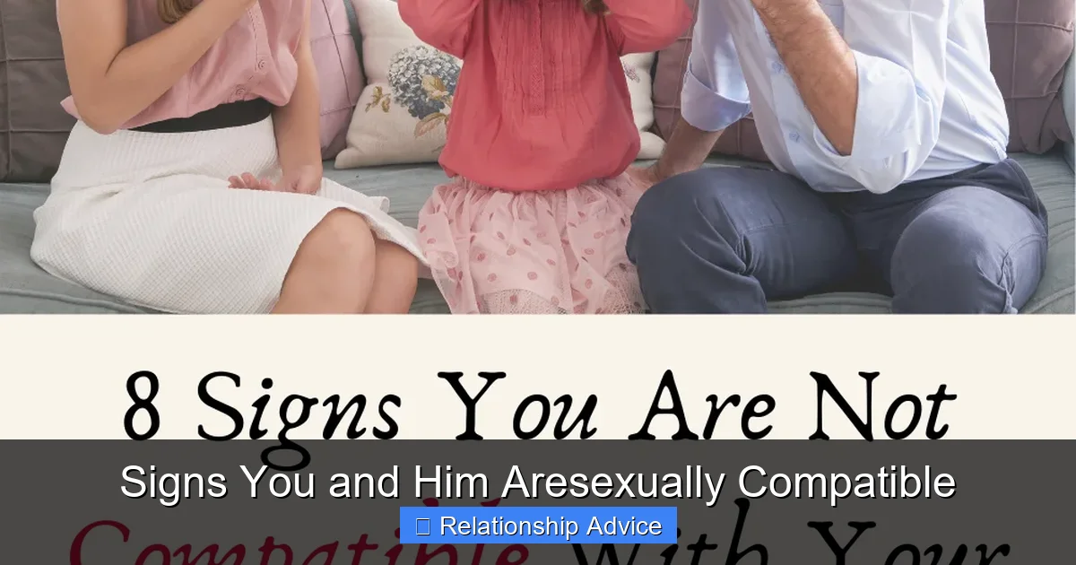 Signs You and Him Aresexually Compatible