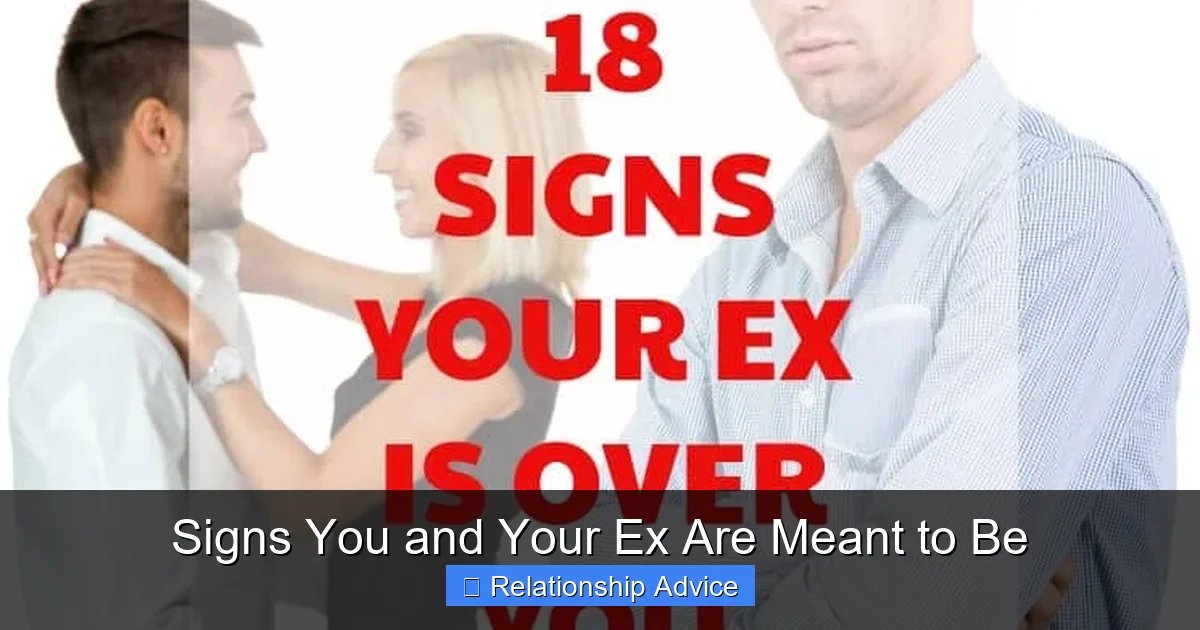 Signs You and Your Ex Are Meant to Be