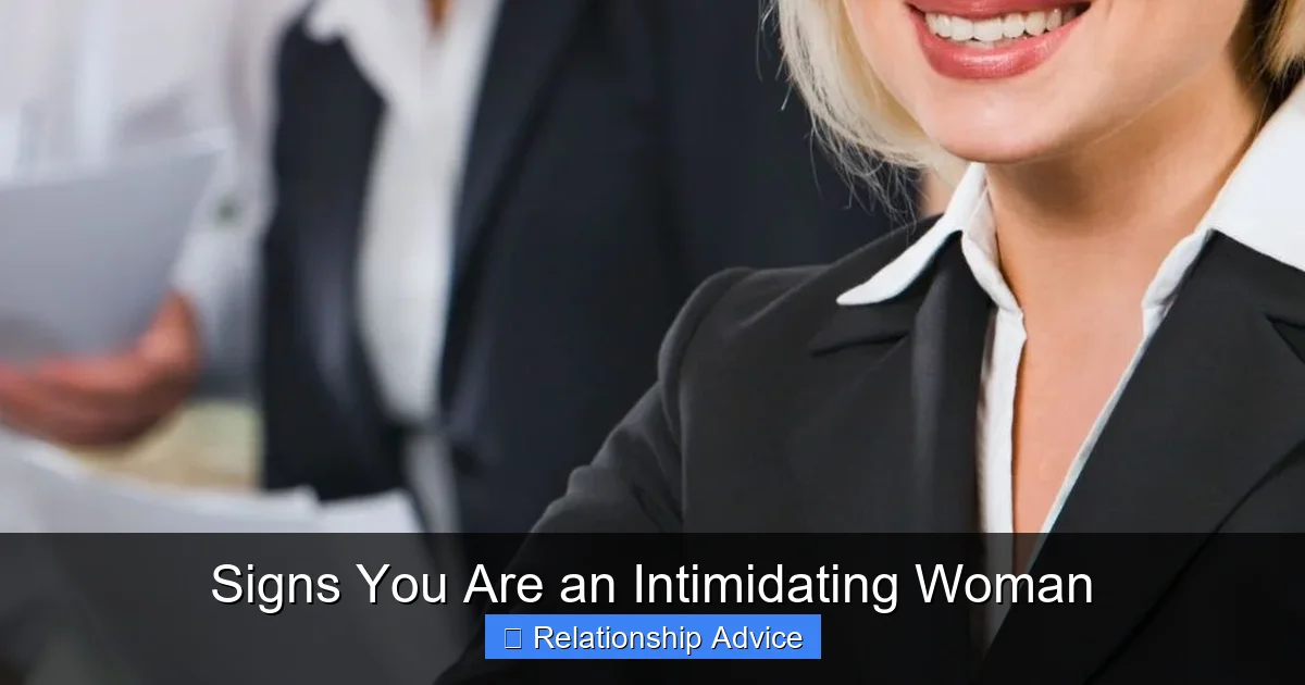 Signs You Are an Intimidating Woman