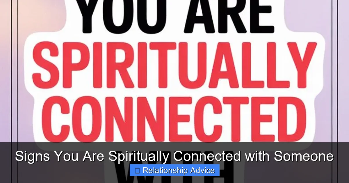 Signs You Are Spiritually Connected with Someone