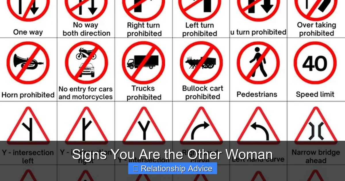 Signs You Are the Other Woman