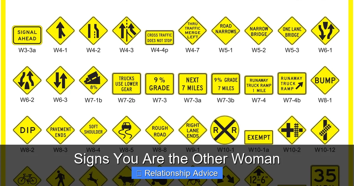 Signs You Are the Other Woman