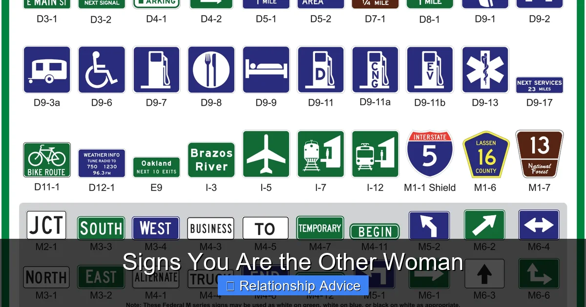 Signs You Are the Other Woman