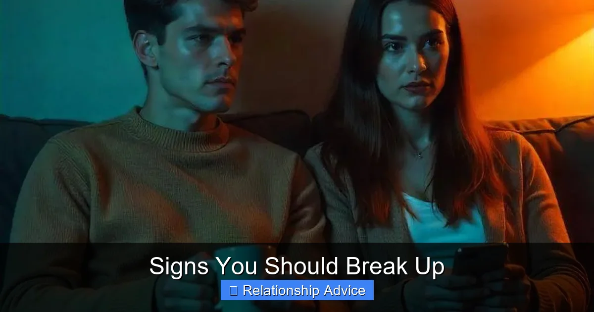 Signs You Should Break Up