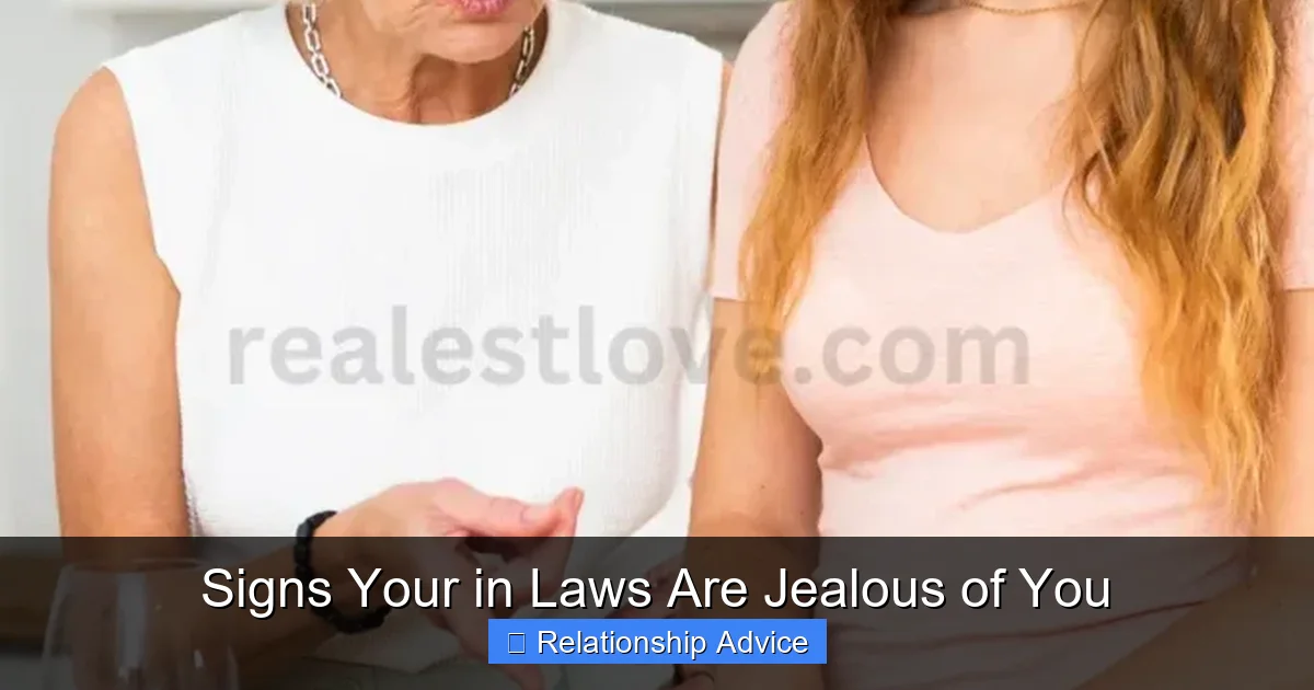 Signs Your in Laws Are Jealous of You