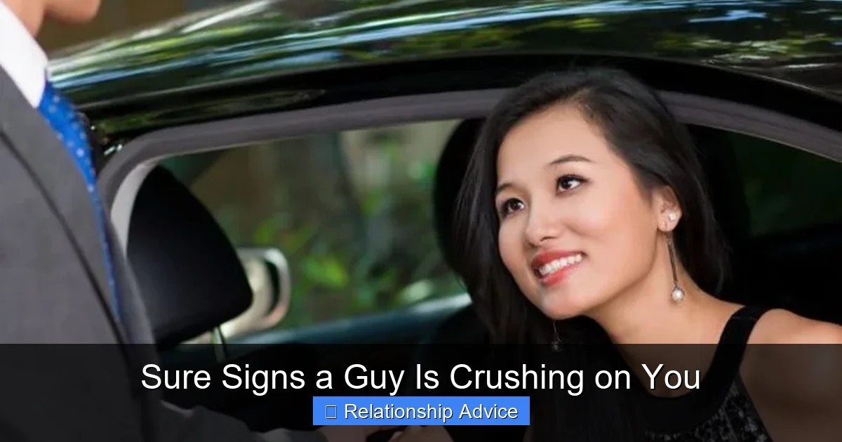 Sure Signs a Guy Is Crushing on You