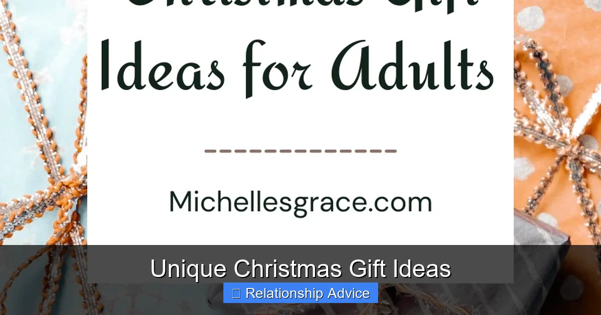 Unique Christmas Gift Ideas