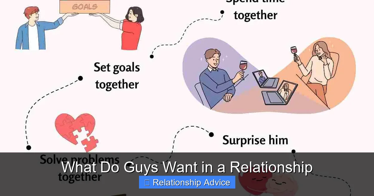 What Do Guys Want in a Relationship