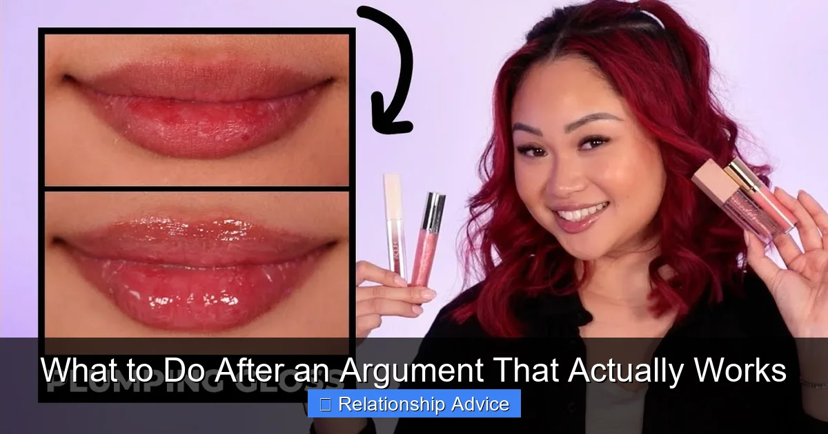 What to Do After an Argument That Actually Works