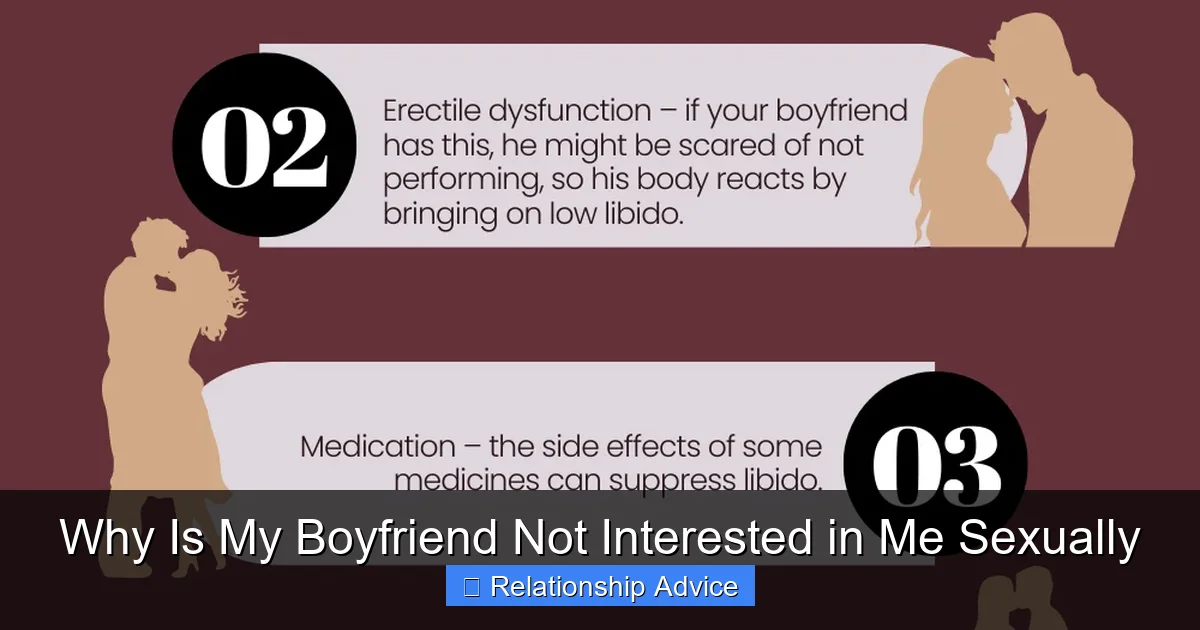 Why Is My Boyfriend Not Interested in Me Sexually