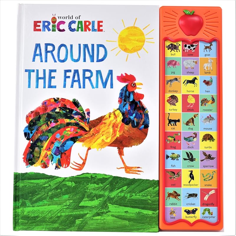 World of Eric Carle Animal Sound Book with 30 Buttons for Toddlers