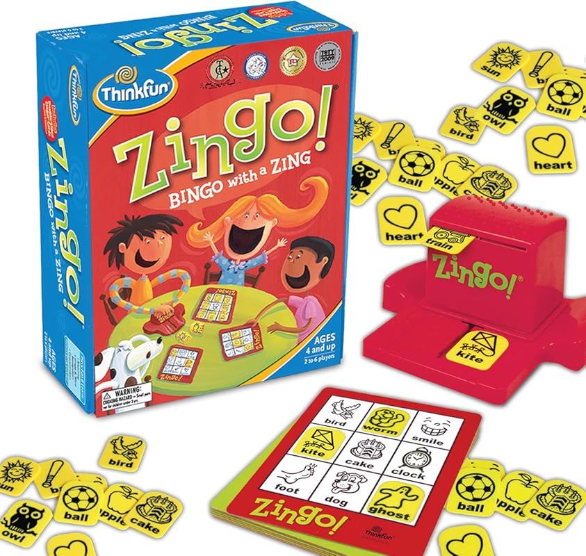 ThinkFun Zingo Bingo Award Winning Preschool Game for Pre-Readers and
