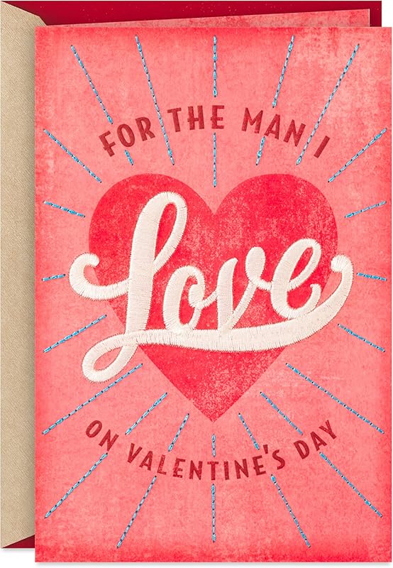 Hallmark Valentine's Day Romantic Card for Husband or Boyfriend