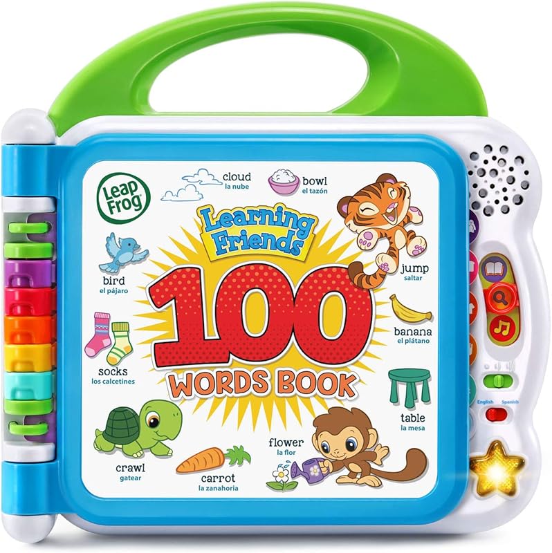 LeapFrog Learning Friends 100 Words Book for Toddlers Ages 2 and Up