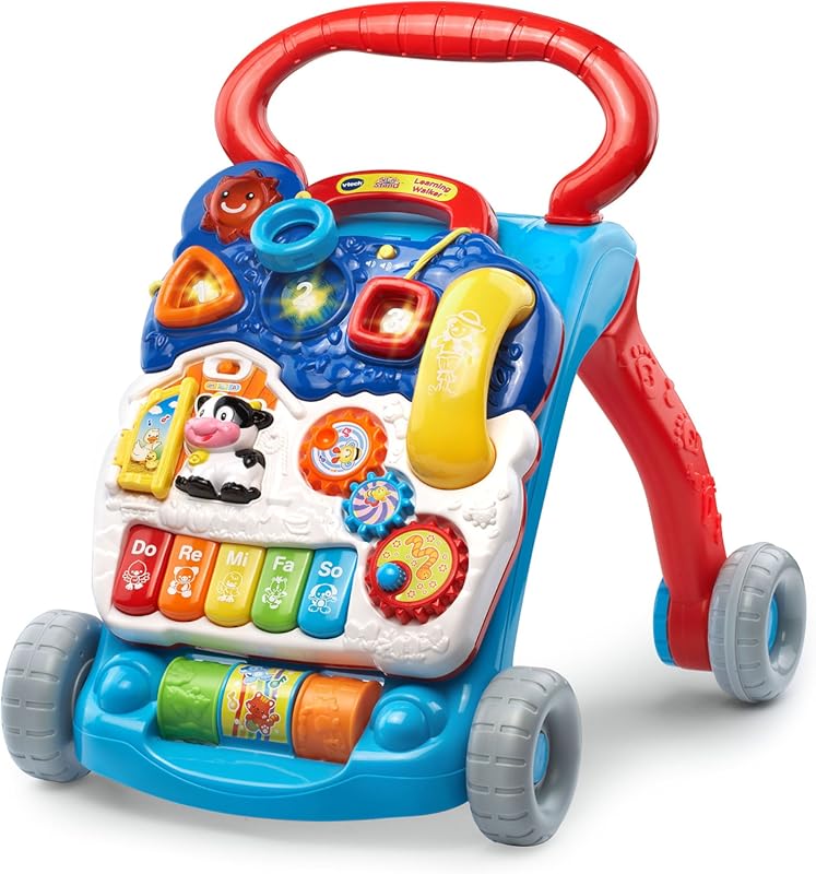 Best Gift for 1 Year Old Boy: VTech Sit-to-Stand Learning Walker in Bl
