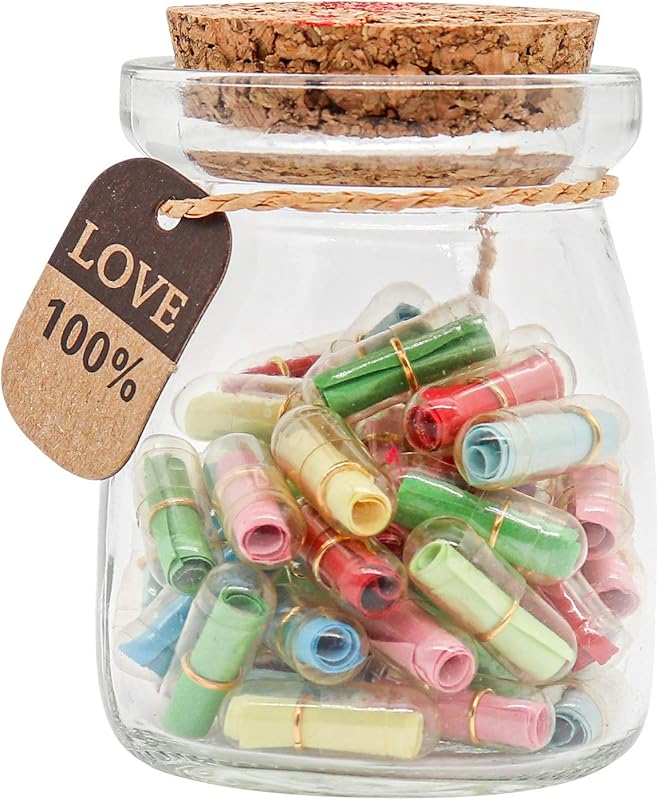Capsule Letters Message in a Bottle - Valentine’s Day Gifts for Girlfr