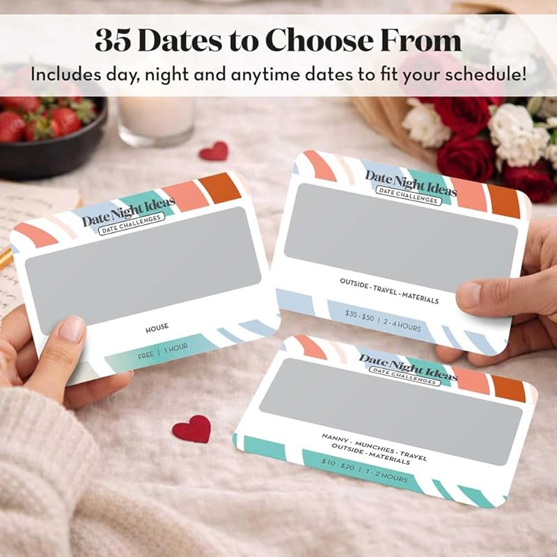 Scratch Off Date Night Card Game – Fun Romantic Gift for Couples
