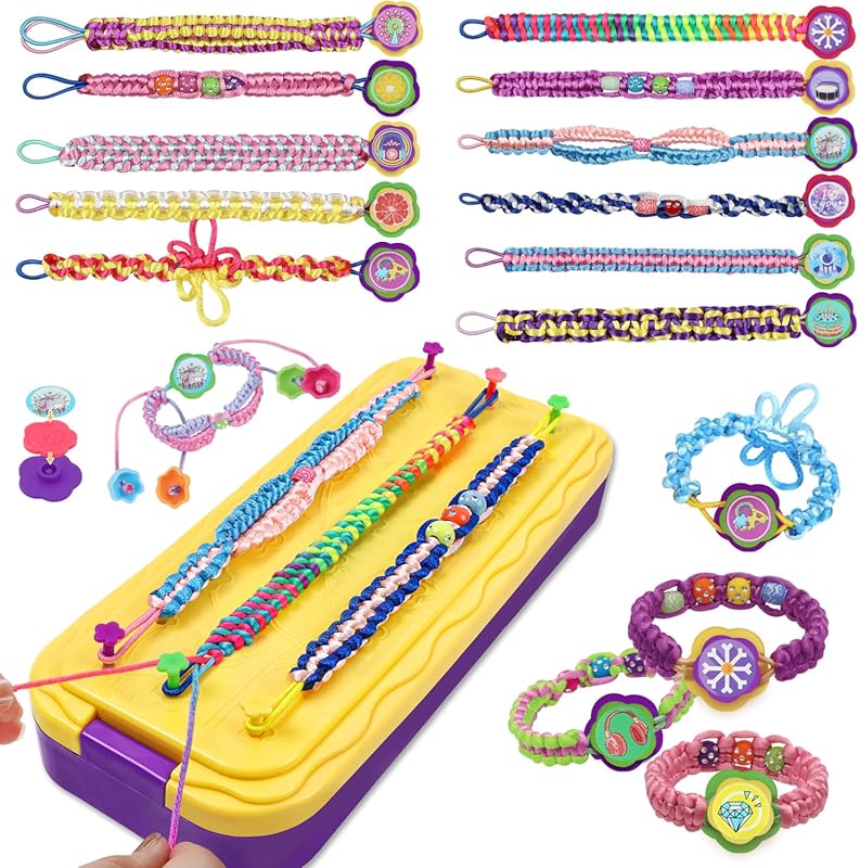 Friendship Bracelet Making Kit for Girls Ages 8-12 Arts and Crafts Gif
