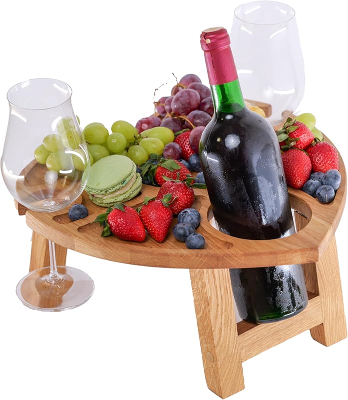 Unique Engagement Gift Idea for Couples – Wooden Heart-Shaped Portable