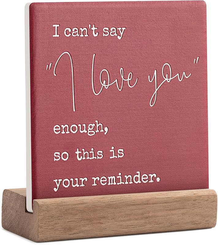 I Love You sign, romantic gift for girlfriend from boyfriend or wife f