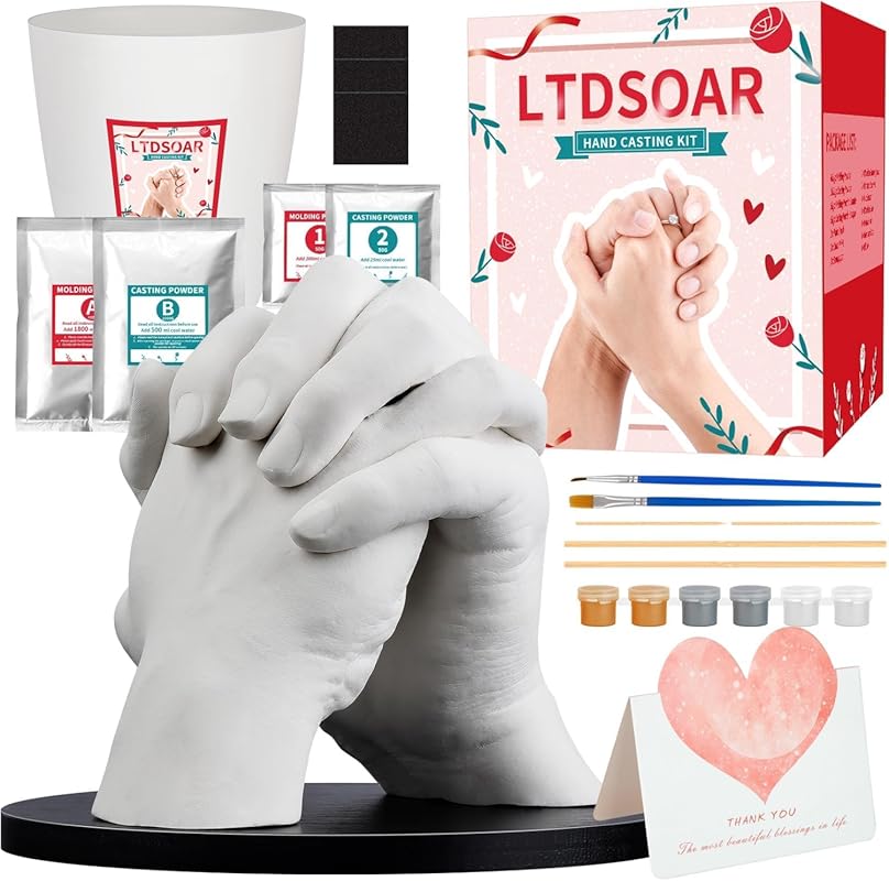 LTDSOAR Hand Casting Kit, Couples with Practice Kit, Hand Mold Kit for