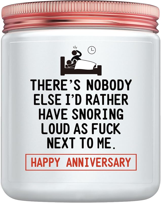 Funny Anniversary Candle Gifts for Her Him - Humorous Romantic Boyfrie