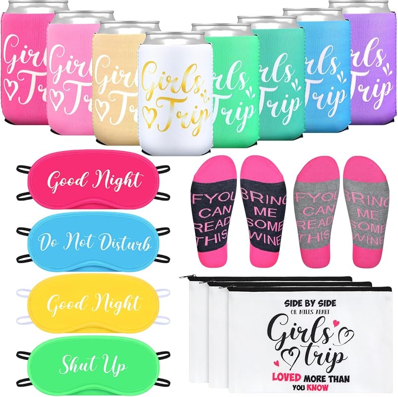 2026 Bachelorette Party Favors Set with Eye Masks Socks and Travel Mak