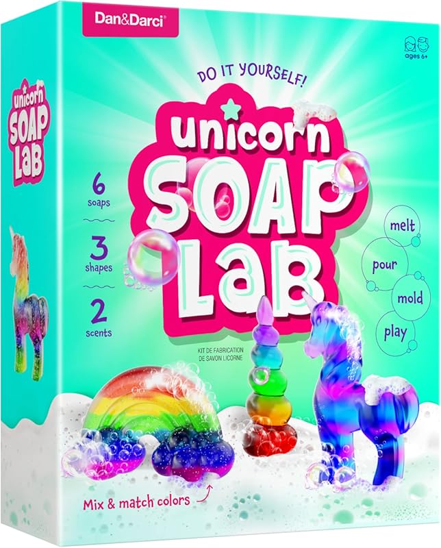 Unicorn Soap Making Kit for Kids Ages 6 and Up Science Craft Project