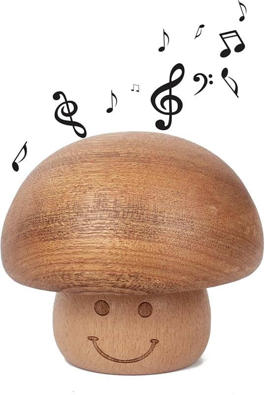 Wooden Music Box with Can’t Help Falling in Love Tune, Romantic Gift f