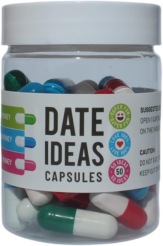 Infmetry Date Night Ideas Capsules In A Bottle -Valentines Day Gifts F