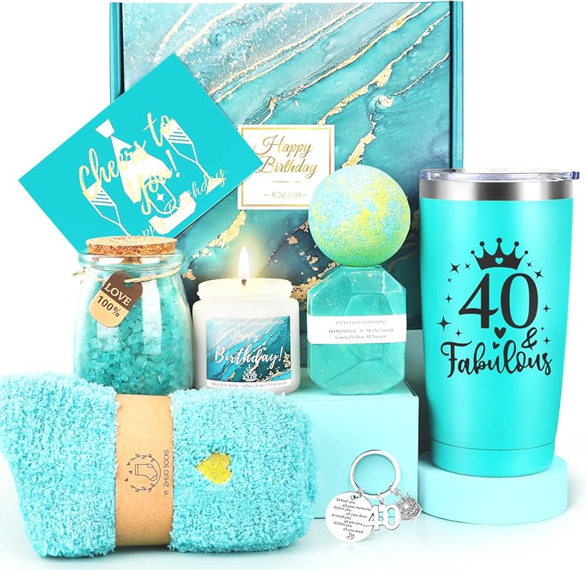 40th Birthday Gifts for Women, Gifts for 40th Birthday Woman, 40-Year-
