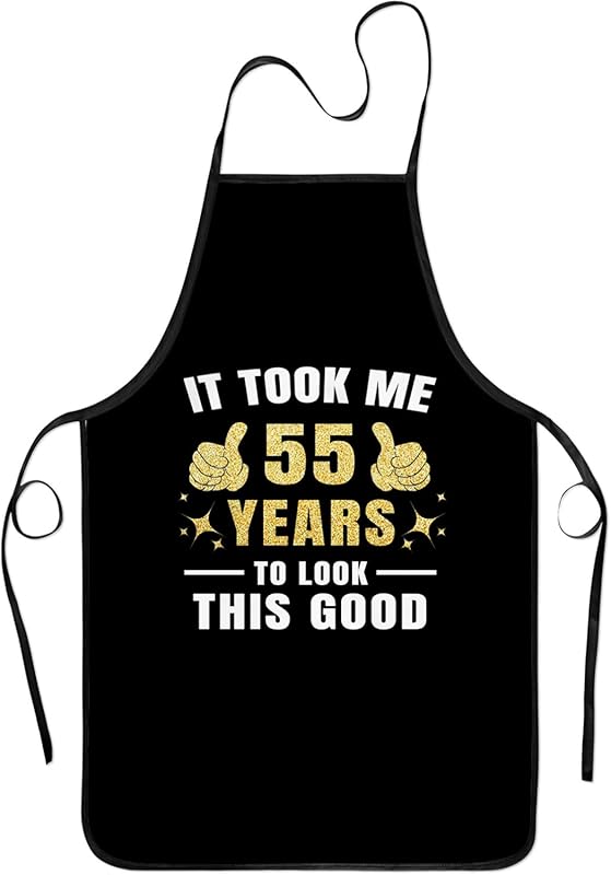 40th 45th 50th 55th 60th Birthday Gifts for Women Men, Funny Chef Apro