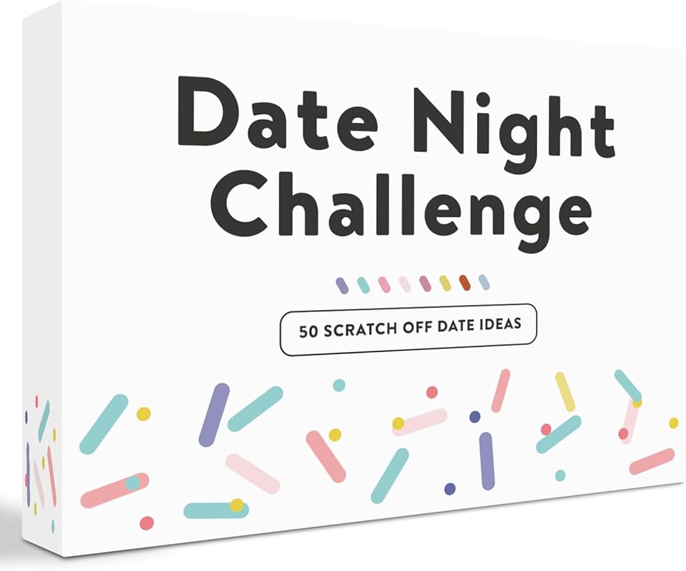50 Fun & Romantic Scratch Off Date Night Ideas for Couples, Gifts for