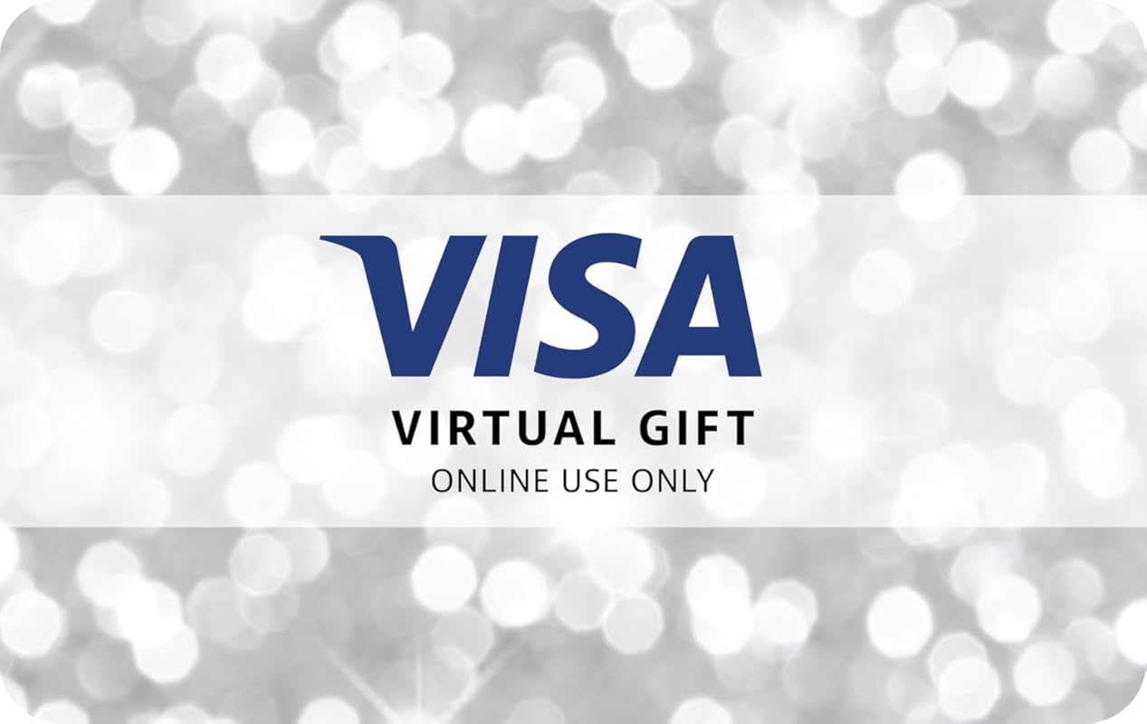 $25 Visa Virtual eGift Card - Digital gift voucher for women's online shopping