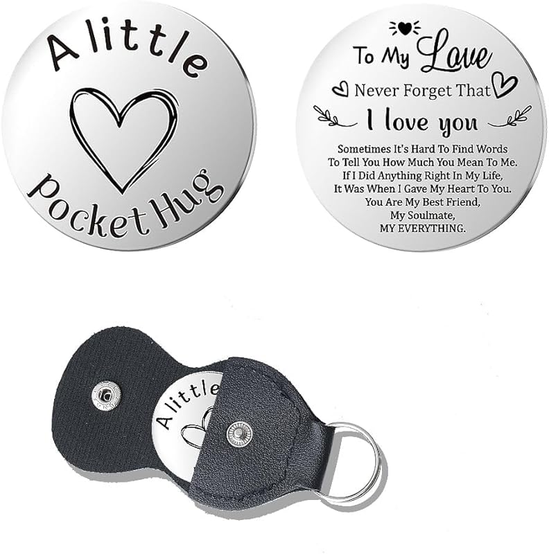 Inspirational Pocket Hug Token – Meaningful Keepsake for Wife, Mom, or