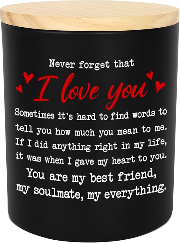 Vanilla Lavender Scented Candle for Couples, Ideal Anniversary or Vale