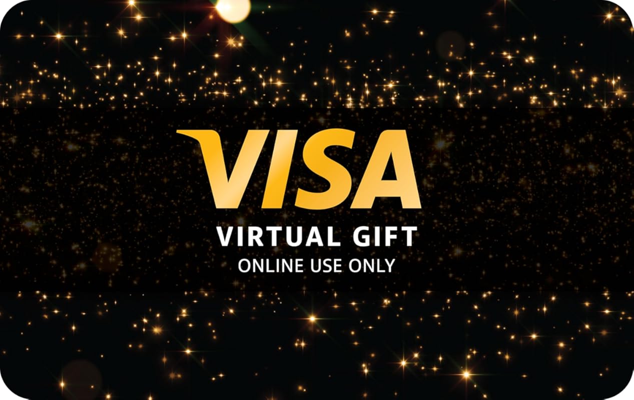 Visa $200 Virtual eGift Card for Online Shopping and Digital Purchases