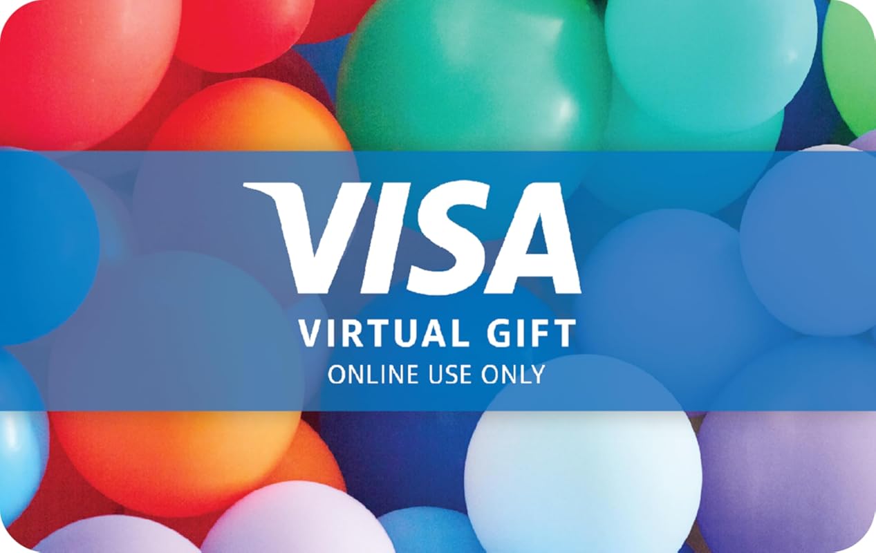 Visa $100 Virtual eGift Card for Online Use Only with Digital Delivery