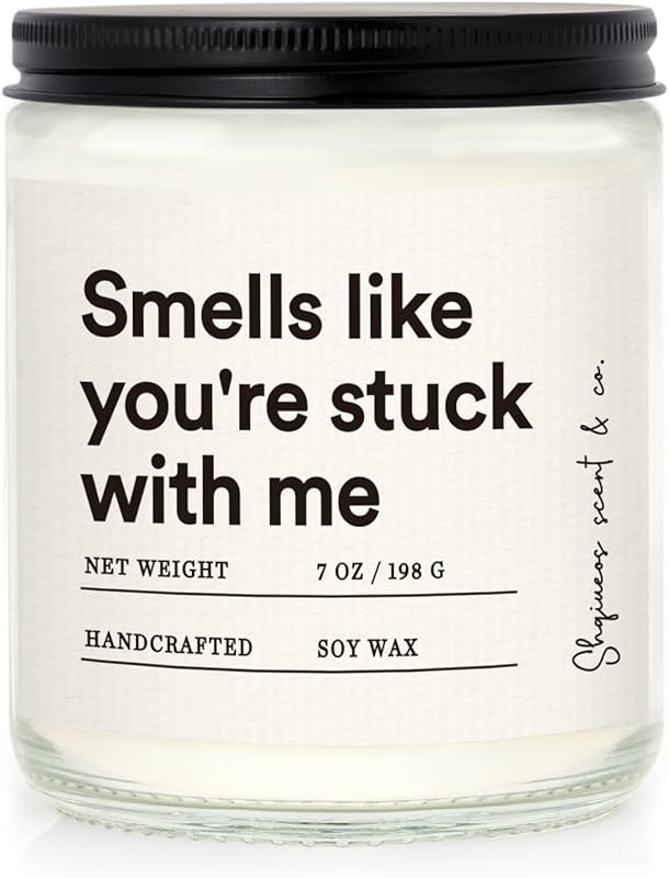 Shqiueos Funny Anniversary Candle Gifts for Boyfriend Girlfriend, Vale