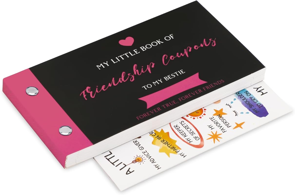 Best friend coupon book: 20 fun vouchers and 10 blank cards for women