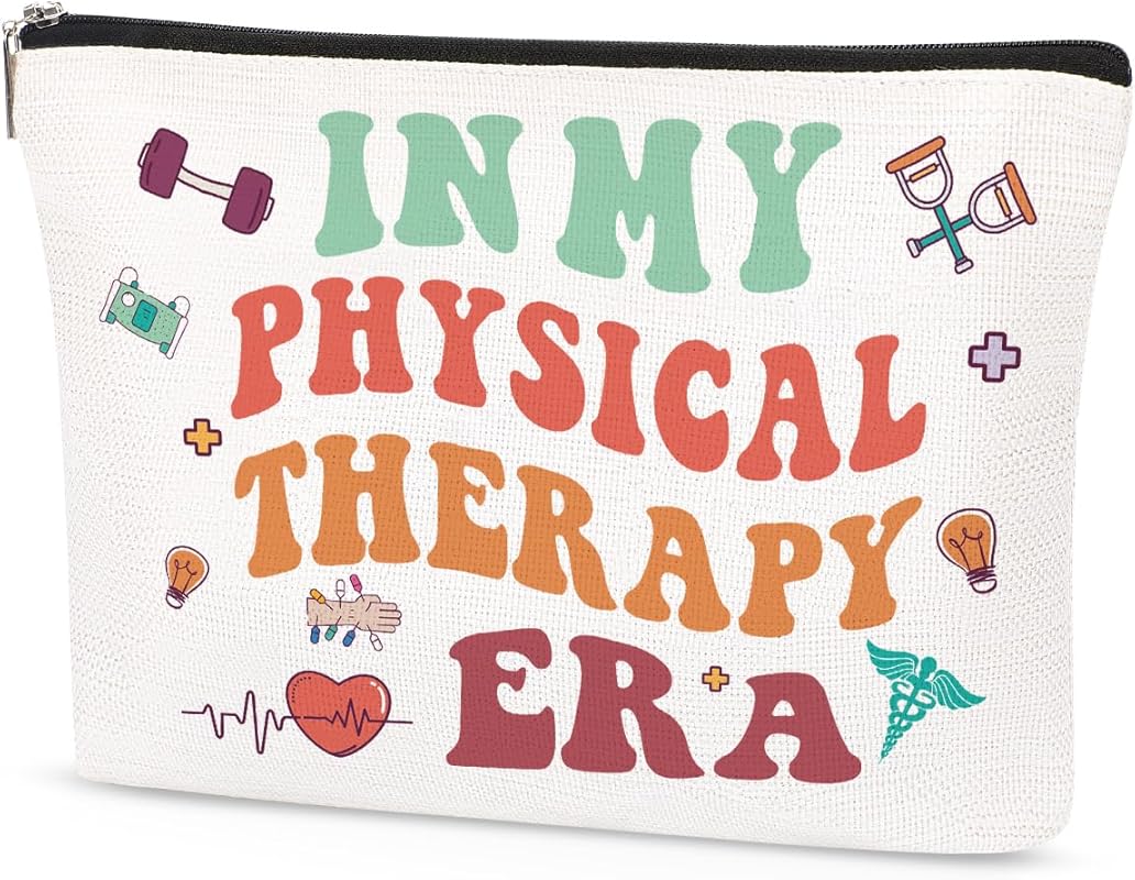 Physical Therapy Makeup Bag for Women, PT Gifts PT Appreciation Gift P