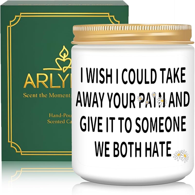 Uplifting Recovery Gift for Her – Scented Candle for Comfort and Heali