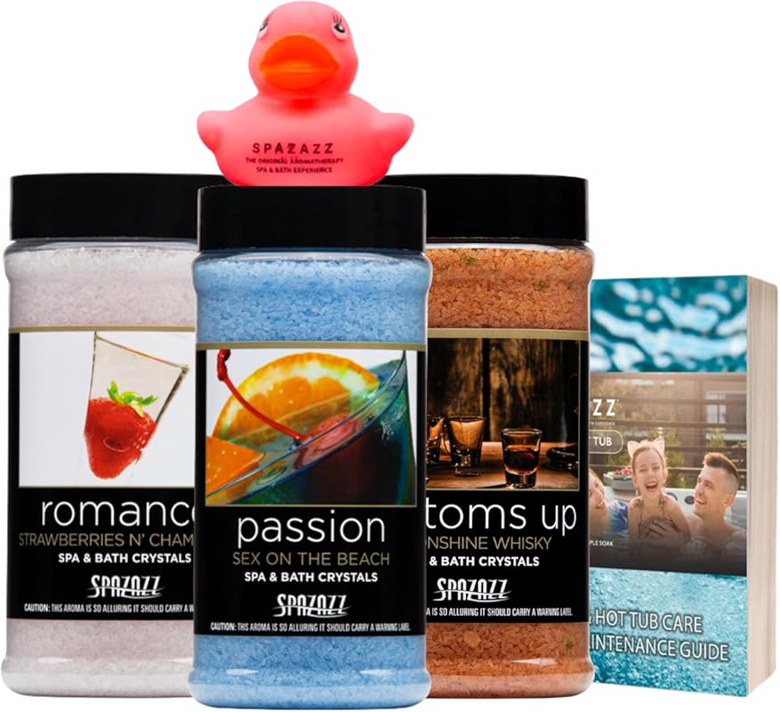 Valentine’s Day Couples Hot Tub Aromatherapy Gift Set – Spazazz Bath Salts