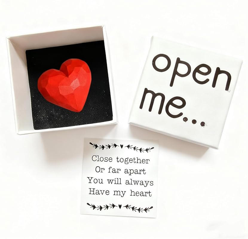 Handmade Wood Love Heart – Sweet I Love You Gift for Boyfriend or Girl