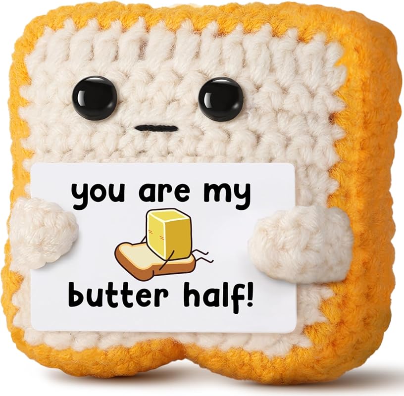 You Are My Butter Half crochet toast - Romantic gift for girlfriend de
