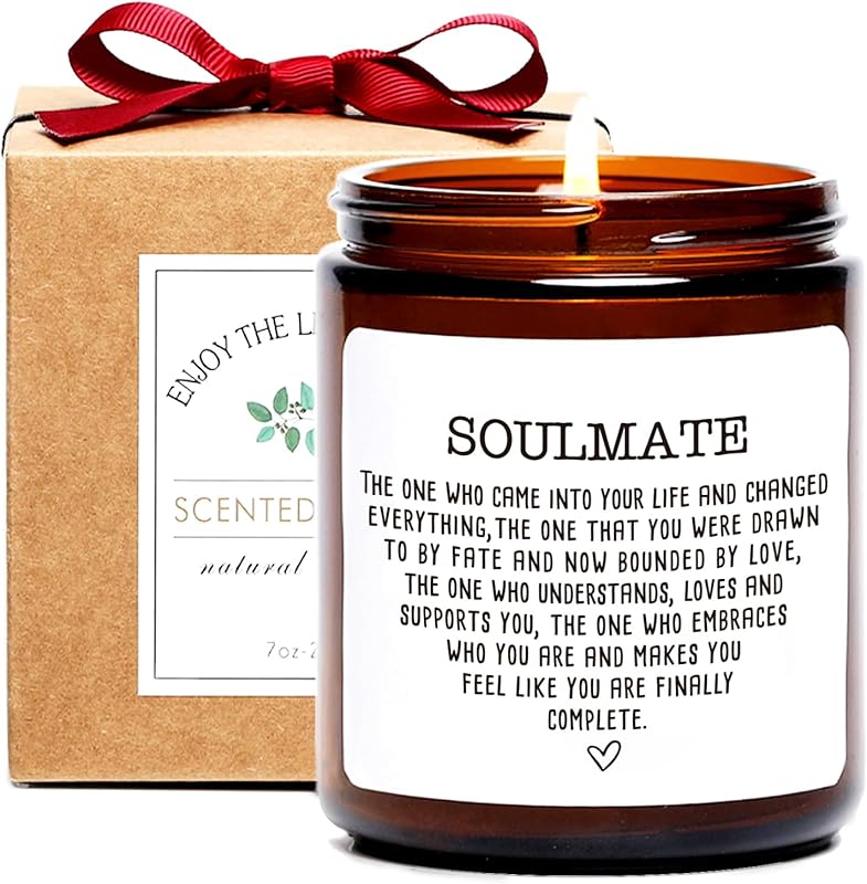 Valentines Candles - Soulmate Gifts,Romantic Anniversary Funny Gifts f